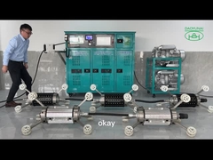 LED পাইপ UV CIPP সরঞ্জাম নিরাময় হালকা ডুয়াল কোর ট্রেঞ্চলেস সিস্টেম মার্কারি প্রযুক্তি