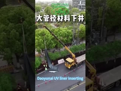 ফাইবার রিইনফোর্সড ইউভি সিআইপিপি আস্তরণ স্থানে নিরাময় পাইপ আস্তরণের সরঞ্জাম ইউভি নেতৃত্বাধীন নিরাময়