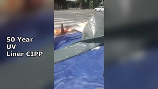 50 বছরের UV CIPP লাইনার নর্দমা মেরামত কোন খনন