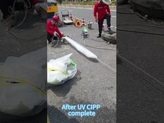 দক্ষ UV CIPP ট্রেঞ্চলেস নর্দমা পুনর্বাসন